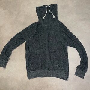 Men's Charcoal Gray Mockneck Sweater